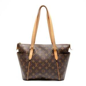 LOUIS VUITTON Authentic Brown Monogram Tote Bag